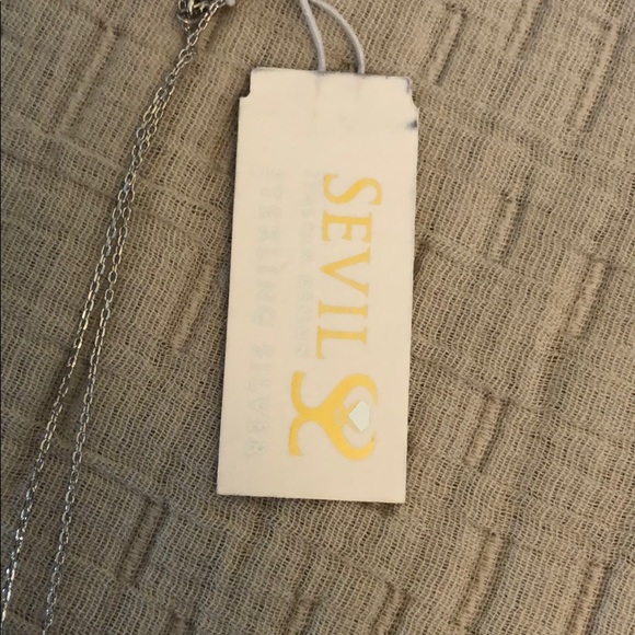 Sevil Silver Hamsa Necklace - Picture 3 of 4